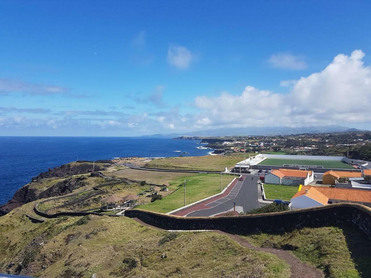 Seaside Azores Villa With Natural Pool, Terrace & Barbecue Capelas Bagian luar foto