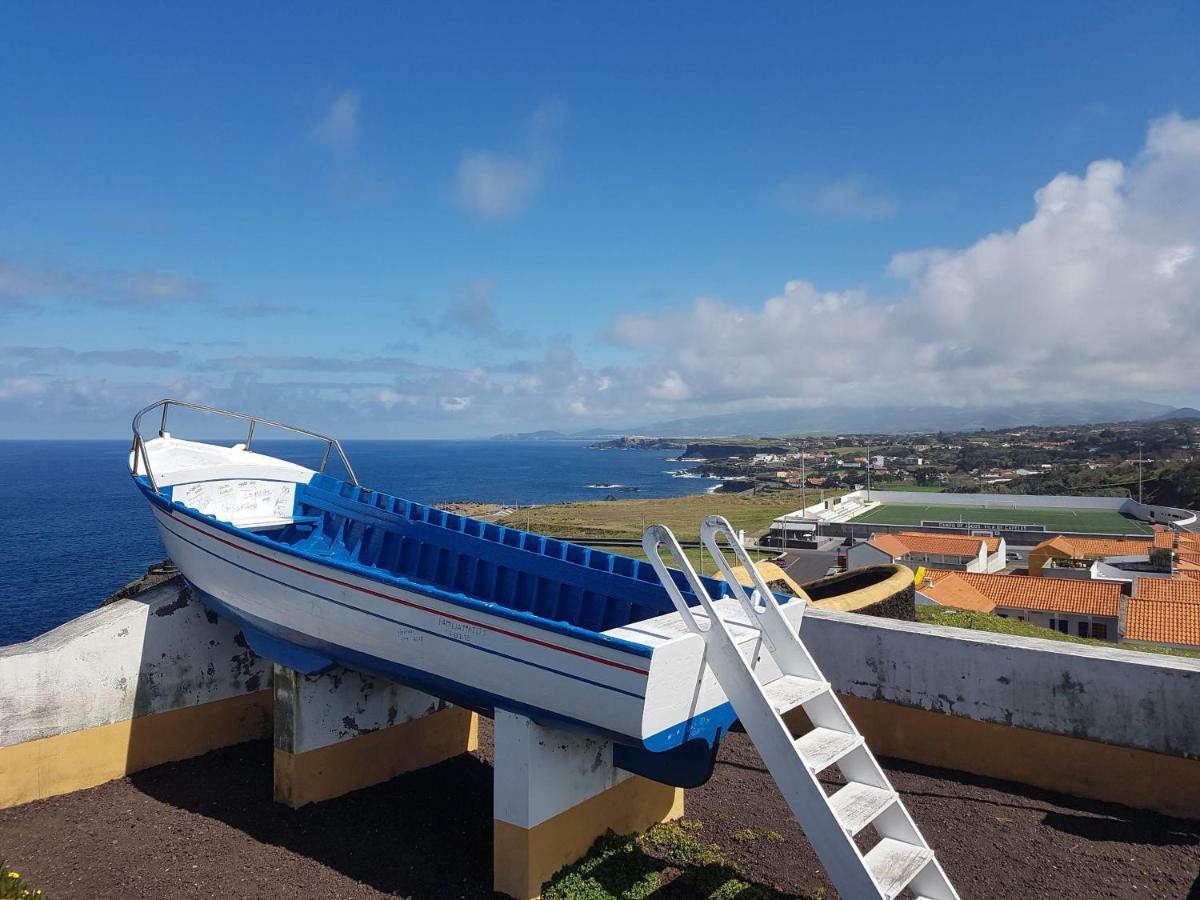 Seaside Azores Villa With Natural Pool, Terrace & Barbecue Capelas Bagian luar foto