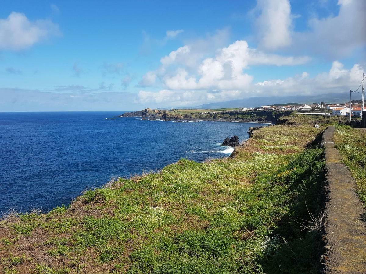 Seaside Azores Villa With Natural Pool, Terrace & Barbecue Capelas Bagian luar foto