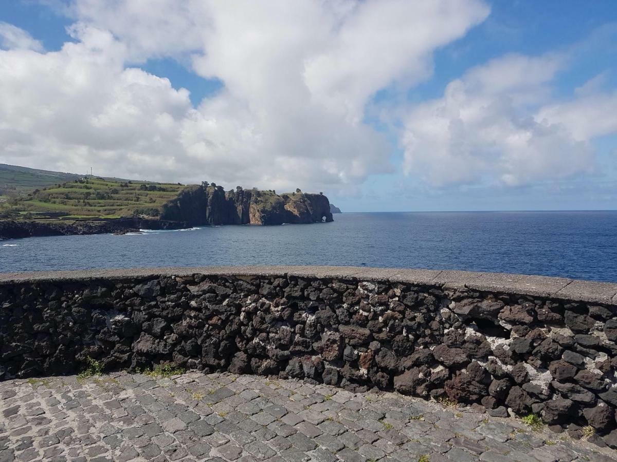 Seaside Azores Villa With Natural Pool, Terrace & Barbecue Capelas Bagian luar foto